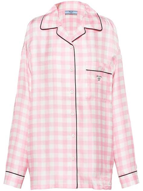 gingham prada|Prada Gingham Tops for Women .